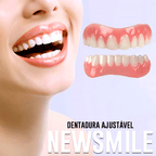 Dentadura Universal NewSmile Ajustável, Discreta e Confortável – Kit Prótese Dental Completa Compre 1 e Leve 2