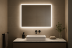 Espelho Banheiro LED 60x80cm – Iluminação Touch Moderno