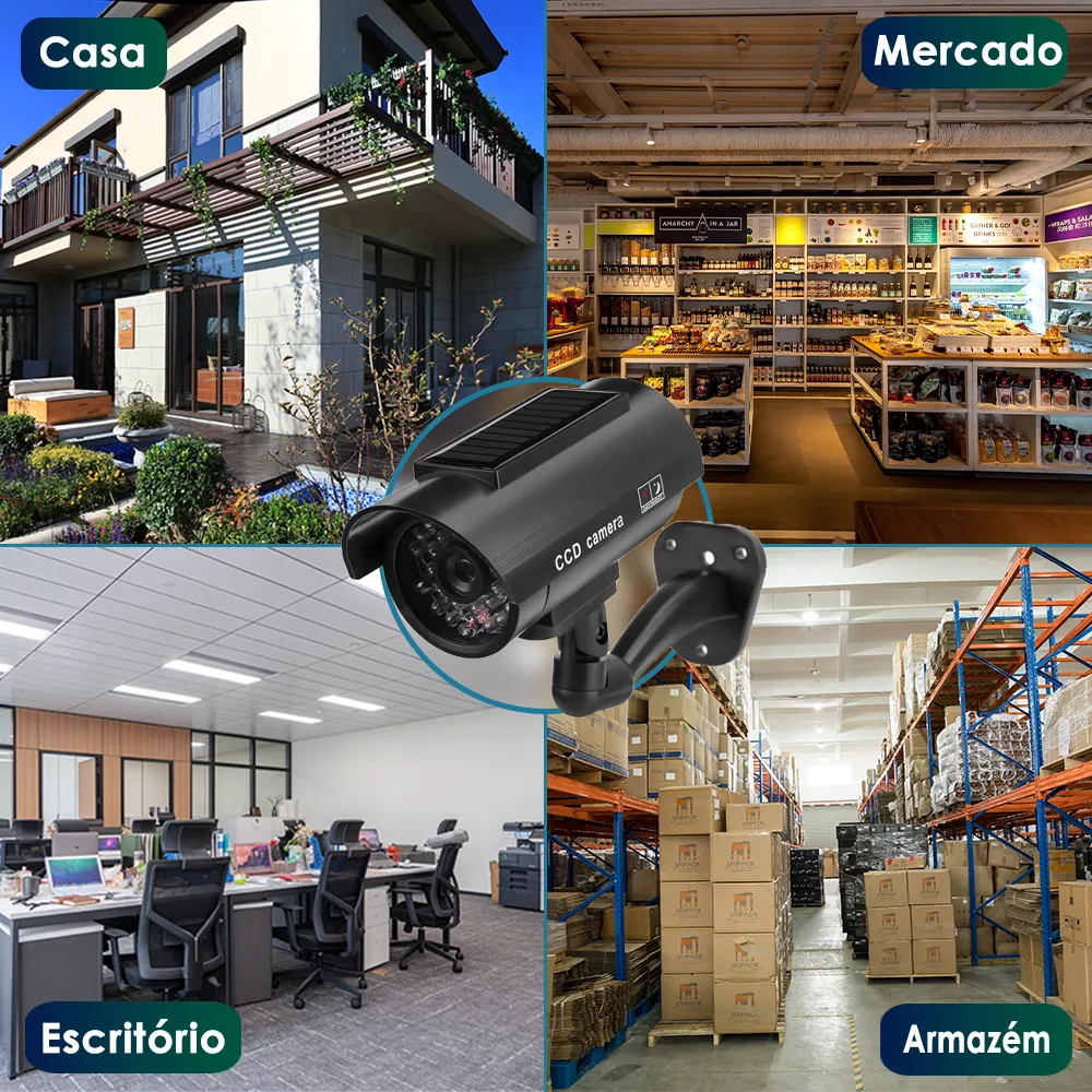 Câmera de Energia Solar FullHD 4K a Prova D água Compre 1, Leve 2