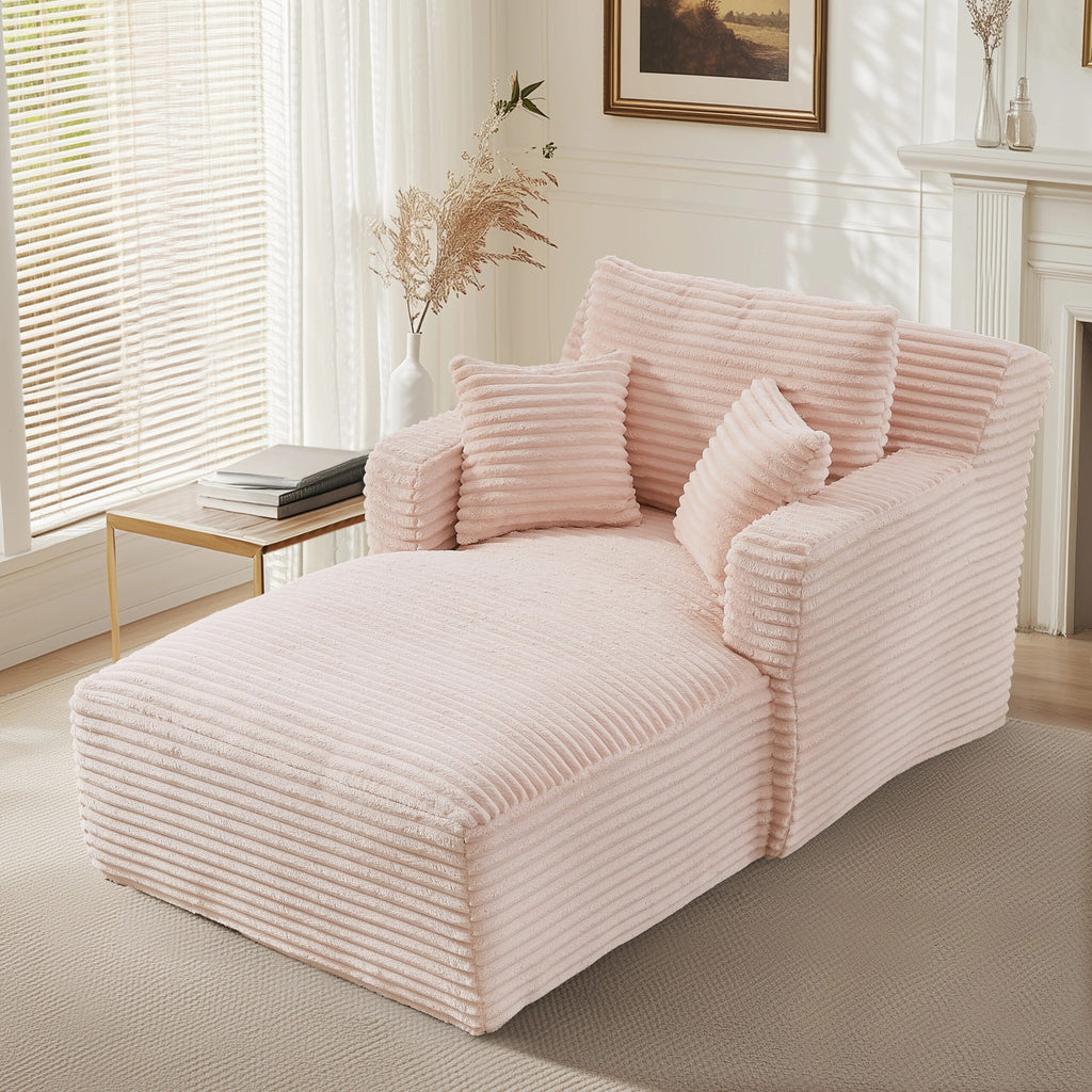 Sofá reclinável moderno com chaise longue