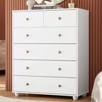 Cômoda 6 Gavetas 90cm Branco Vittoria