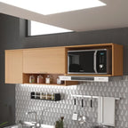 Armário Aéreo de Cozinha 190cm 2 Portas Alice Angelin Premium