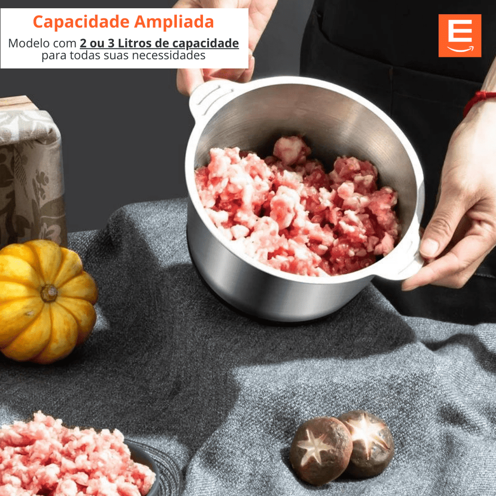 Triturador e Moedor Profissional de Alimentos em Inox UltraMixer