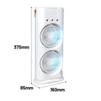 Ventilador Climatizador Duplo com Função Umidificador 3 em 1 MaxVent