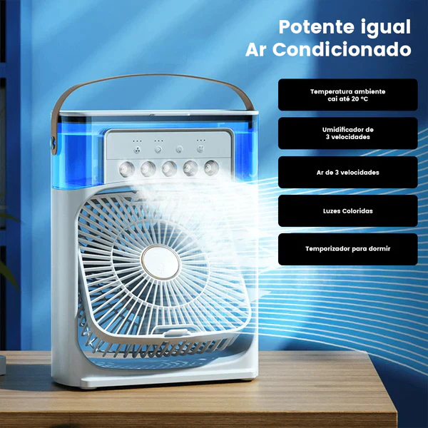 Ventilador e Umidificador Refrigerado 2 em 1 BrisaMax